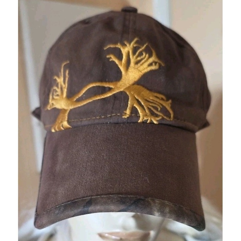 Under Armour UA Brown Camo Hunting Hat Cap OSFA Men's Adjustable